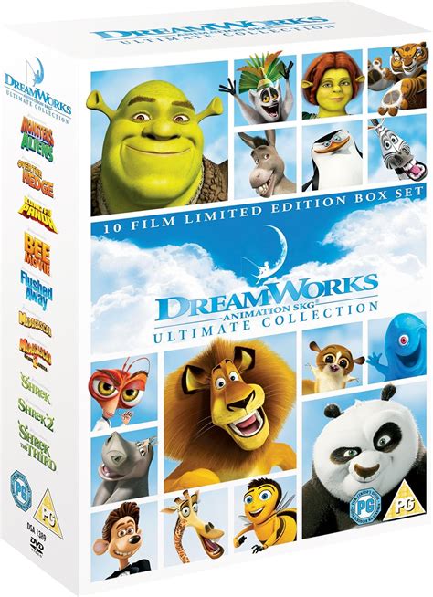 dreamworks animation collection monsters  aliens   hedge kung fu panda bee