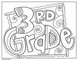 Coloring Grade School Pages Back Signs 3rd Printable 6th Grader Classroom Teenage Printables Doodles 1st Girl sketch template