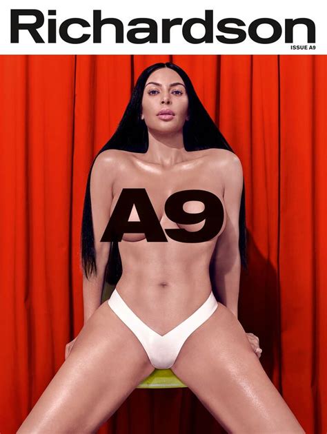 Kim Kardashian Poses Topless For Magazine Cover Talks