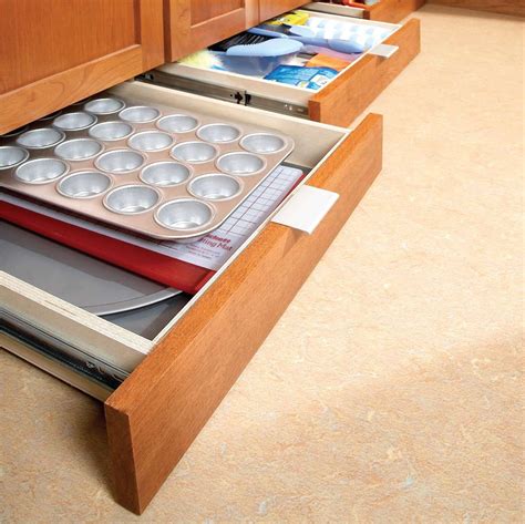 build  cabinet drawers increase kitchen storage family