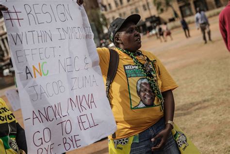 public face   south africas anc members shows divisions  president zumas party