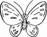 Coloring Butterfly Pages Butterflies Color Printable Kids Clipart sketch template