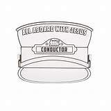Conductor Vbs Hats Railroad Hat Own Color Coloring Kids Train Express Crafts Conductors Orientaltrading Choose Board Jesus Aboard sketch template