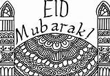 Eid Card Colour Ramadan Masjid Click Muslimahbloggers sketch template