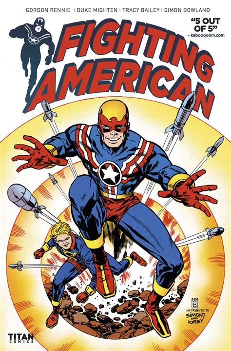 fighting american  preview  comics news