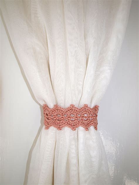 crochet pattern  curtain tie backs  crochet pattern  simple  easy  follow