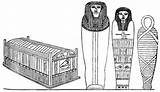 Sarcophagus Drawing Egypt Sketch Ancient Paintingvalley Egyptian Drawings Gods Religion Upper sketch template