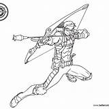 Hawkeye sketch template