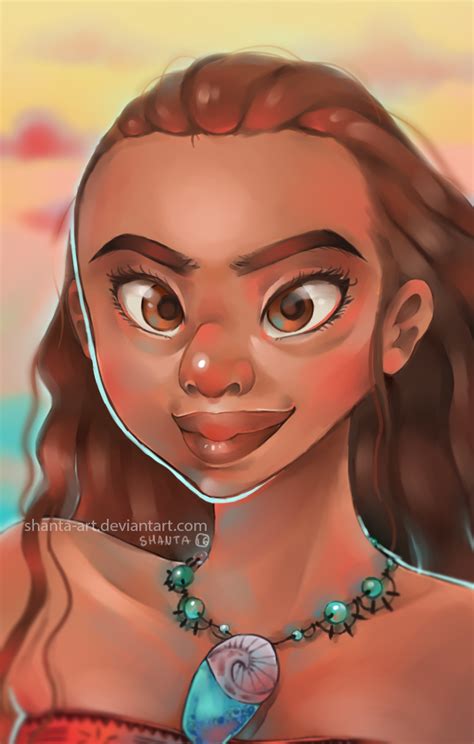 A Digital Painting Of A Woman With Big Eyes