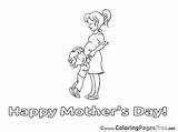 Coloring Pages Pregnancy Mother Sheet Title sketch template