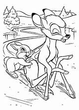 Bambi Coelho Congelado Patinando Tudodesenhos sketch template