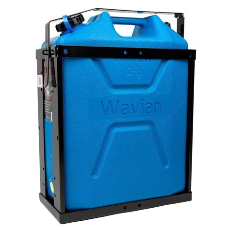 car truck parts auto jerry  water  storage  gallon blue crown