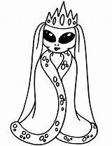 Coloring Pages Alien Cute Aliens Popular sketch template