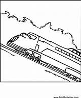 Train Coloring Pages Trains Speed High Kids Travel Colouring Bullet Print Printable Raa Popular Books Library Clipart Coloringhome Categories Similar sketch template