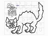 Printable Puzzle Cat Piece Small Coolest Printables Medium Large Template sketch template