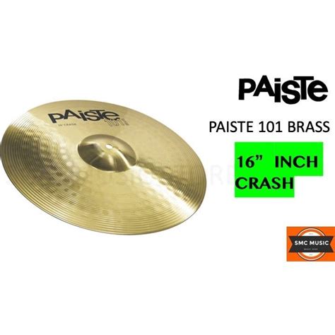 paiste  brass  crash lazada