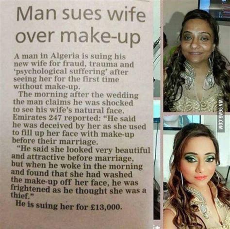 Man Sues His Wife For Being Too Ugly Without Makeup Facts Wt