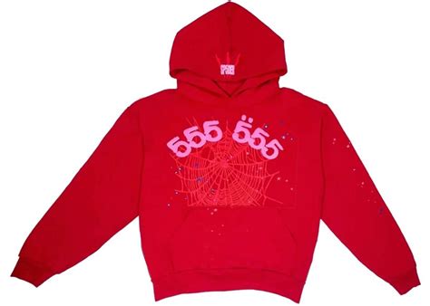 young thug spider  hoodie red large grailed