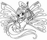 Winx Coloring Pages Sirenix Bloom Club Girls Bloomix Harmonix sketch template