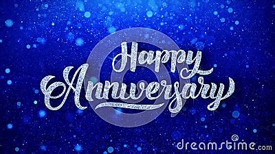 happy anniversary wishes blue glitter sparkling dust blinking particles