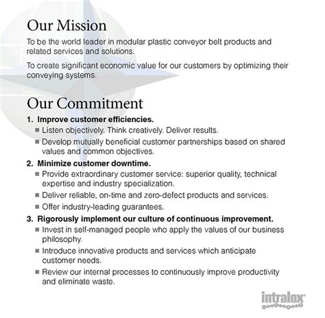 business mission statement examples template business