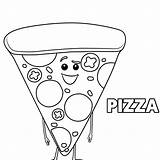 Pizza Coloring Pages Toppings Hut Colouring Sheets Cheese Getdrawings Getcolorings Color Printable sketch template