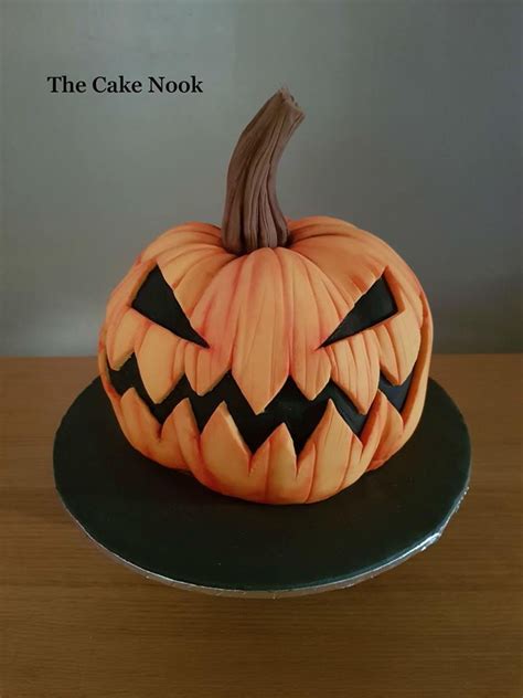 halloween pumpkin cake cakecentralcom