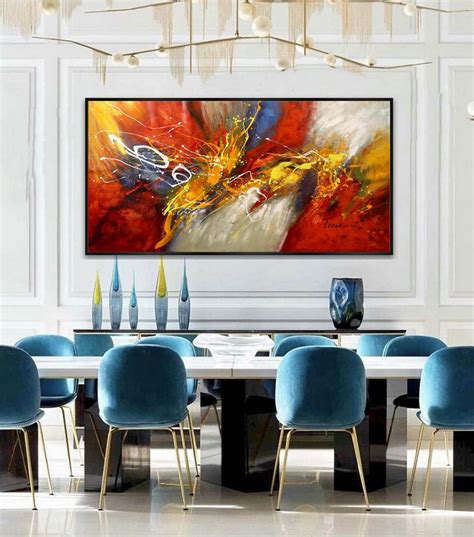 Large Abstract Painting Original Contemporary Modern Wall