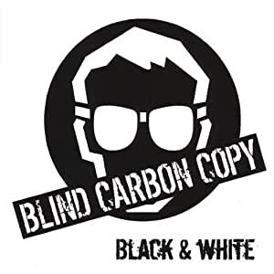 blind carbon copy black white amazoncom