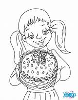 Mother Coloring Daughter Pages Cake Color Printable sketch template