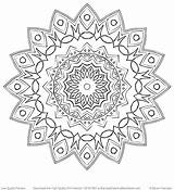 Coloring Sunshine Pages Intermediate Adult Mandala Adults Goddess Designlooter Flowers Template 37kb sketch template