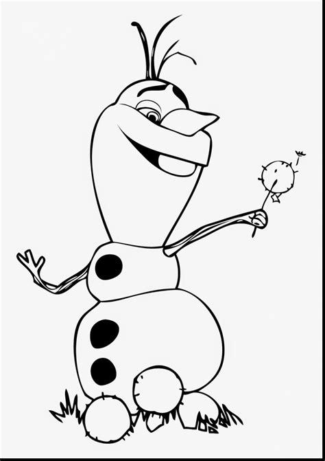 olaf  snowman drawing  getdrawings