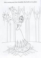 Frozen Coloring Pages Castle Elsa Printable Illustrations Official Disney Fanpop Her Da Snow sketch template