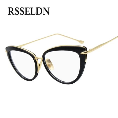 rsseldn 2017 fashion new women eyeglasses frames classic brand designer