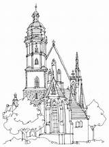Church sketch template