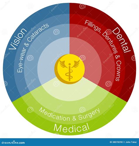 healthcare categories stock vector illustration  medical