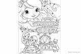Coloring Pages Shortcake Puttin Glitz Strawberry Kids Printable sketch template