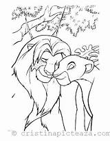 Colorat Leu Regele Lion sketch template