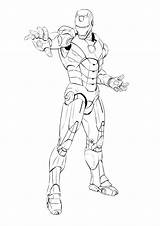 Ausmalbilder Ausdrucken Ironman Malvorlagen Superhelden Daskreativeuniversum Comic Schritt Erwachsene Lenny sketch template