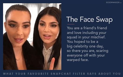 here s what your favourite snapchat filter says about your personality