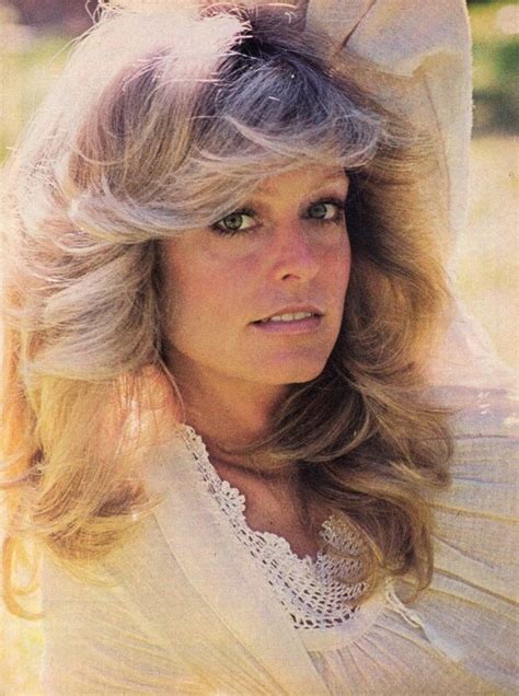Farrah Fawcett Pinup Clipping 70 S Gorgeous In White Charlie S Angels