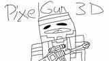 Pixel Gun 3d Rifle sketch template