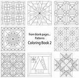 Coloring Pages Quilt Blank Patterns Crazy Printable Templates Print Pattern Template Colouring Designs Quilting Block Adult Dover Choose Board sketch template