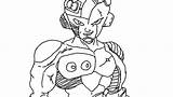 Frieza Coloring sketch template