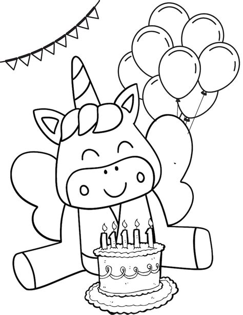 unicorn birthday coloring pages unicorn birthday printables unicorn