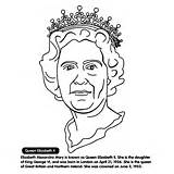 Queen Elizabeth Ii Coloring Pages Crayola sketch template