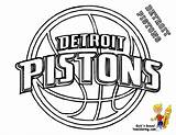 Coloring Pages Nba Basketball Logo Spurs San Antonio Chicago 76ers Bulls Printable Detroit Warriors State Golden Sports Color Tigers Logos sketch template