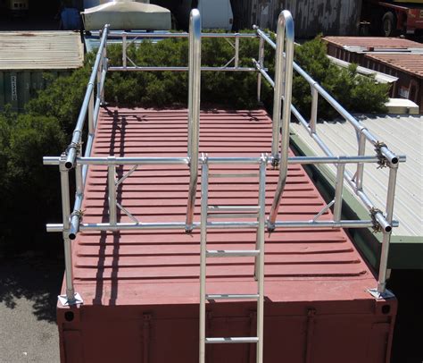 roof handrail system alulite aluminium scaffolding
