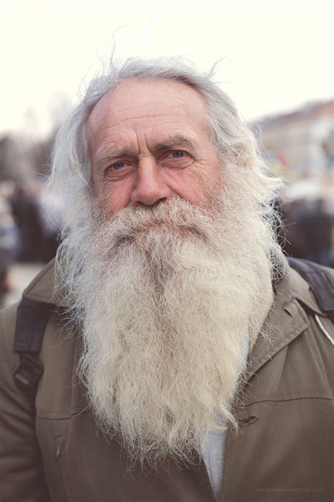 White Beard Old Man True Ukranian On Behance