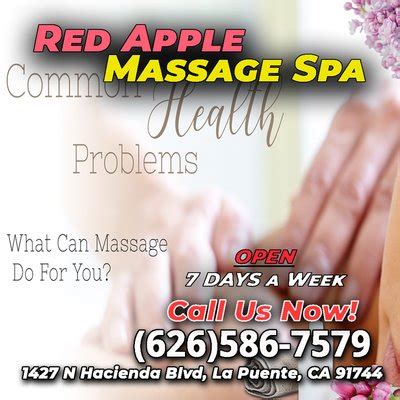 red apple massage spa updated     hacienda blvd la